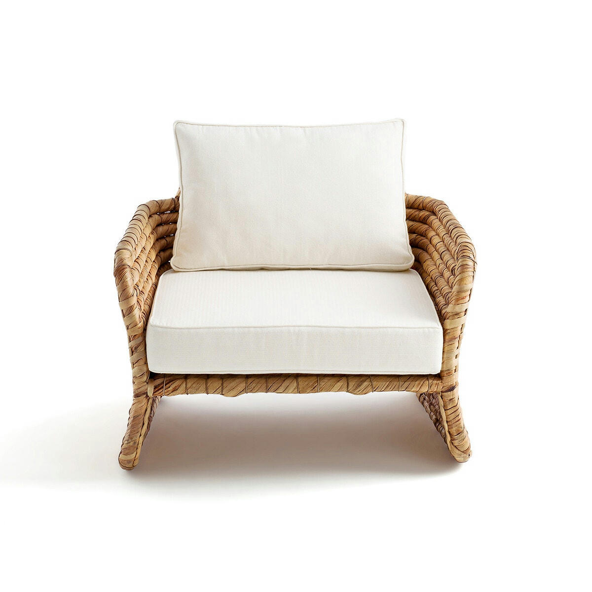 Fauteuil de jardin jacinthe d'eau tressée, Galbo