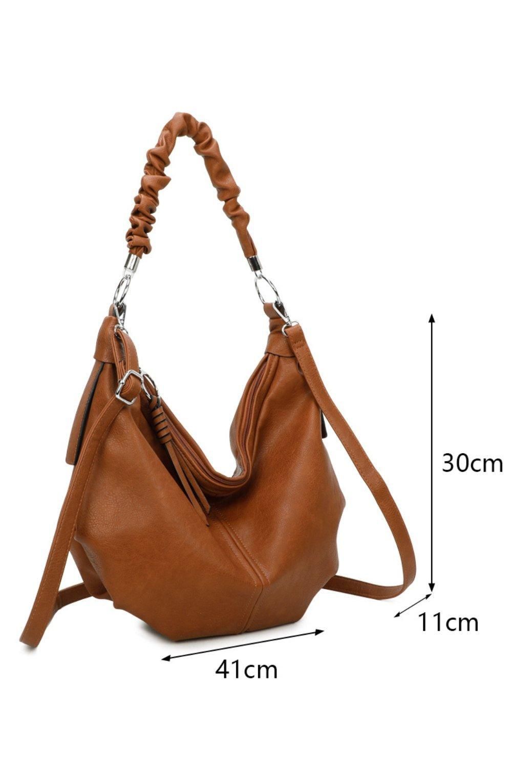 Fontanella Fashion Quinn PU Leather Hobo Shoulder Bag