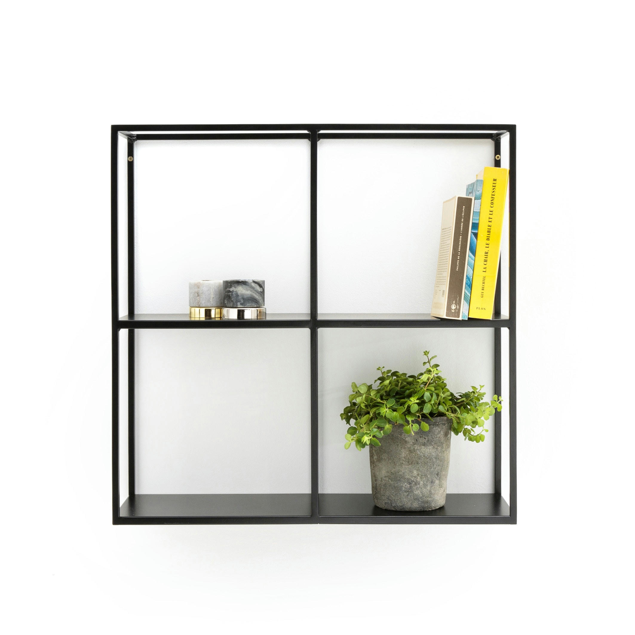 Étagère murale 2 tablettes, HIBA