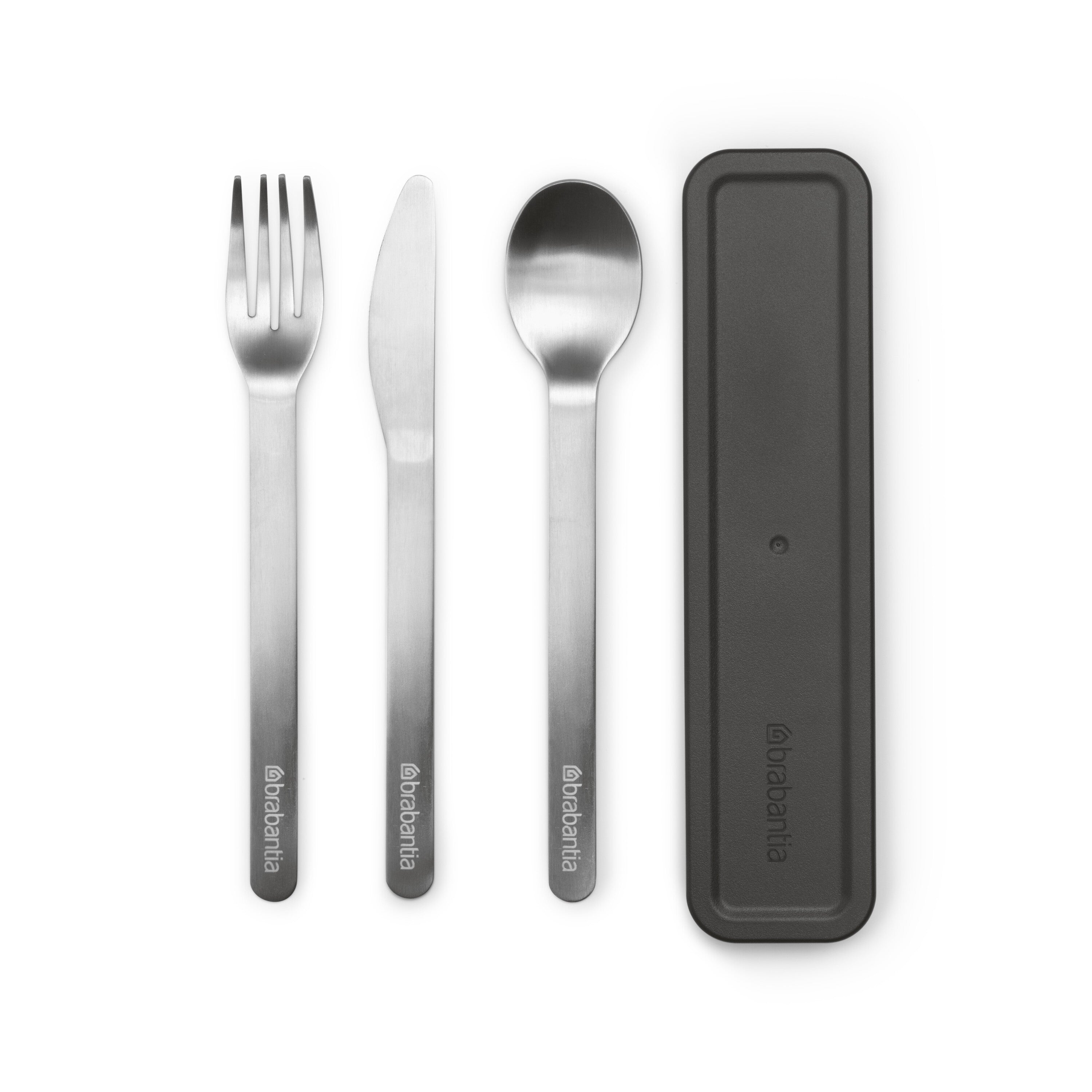 Brabantia Make & Take Bestekset 3-delig - to Go - Dark Grey