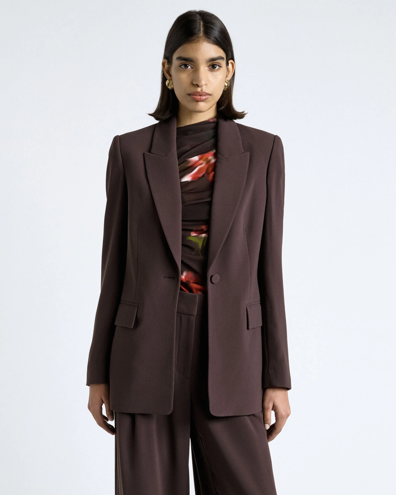 Crepe Boyfriend Blazer