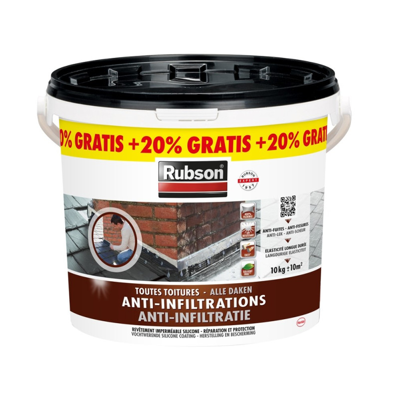 Anti-Infiltrations 10kg   20% gratuit RUBSON