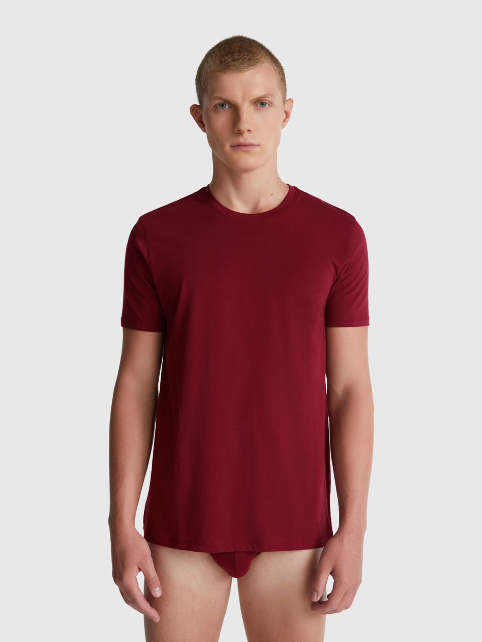 Long fiber cotton t-shirt