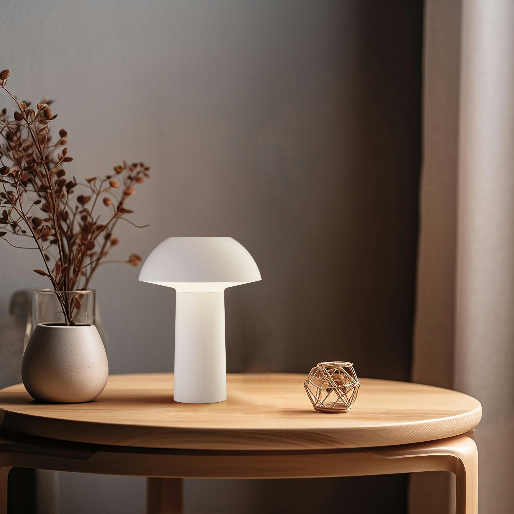 TOAD - Lampe portable à LED tactile blanche