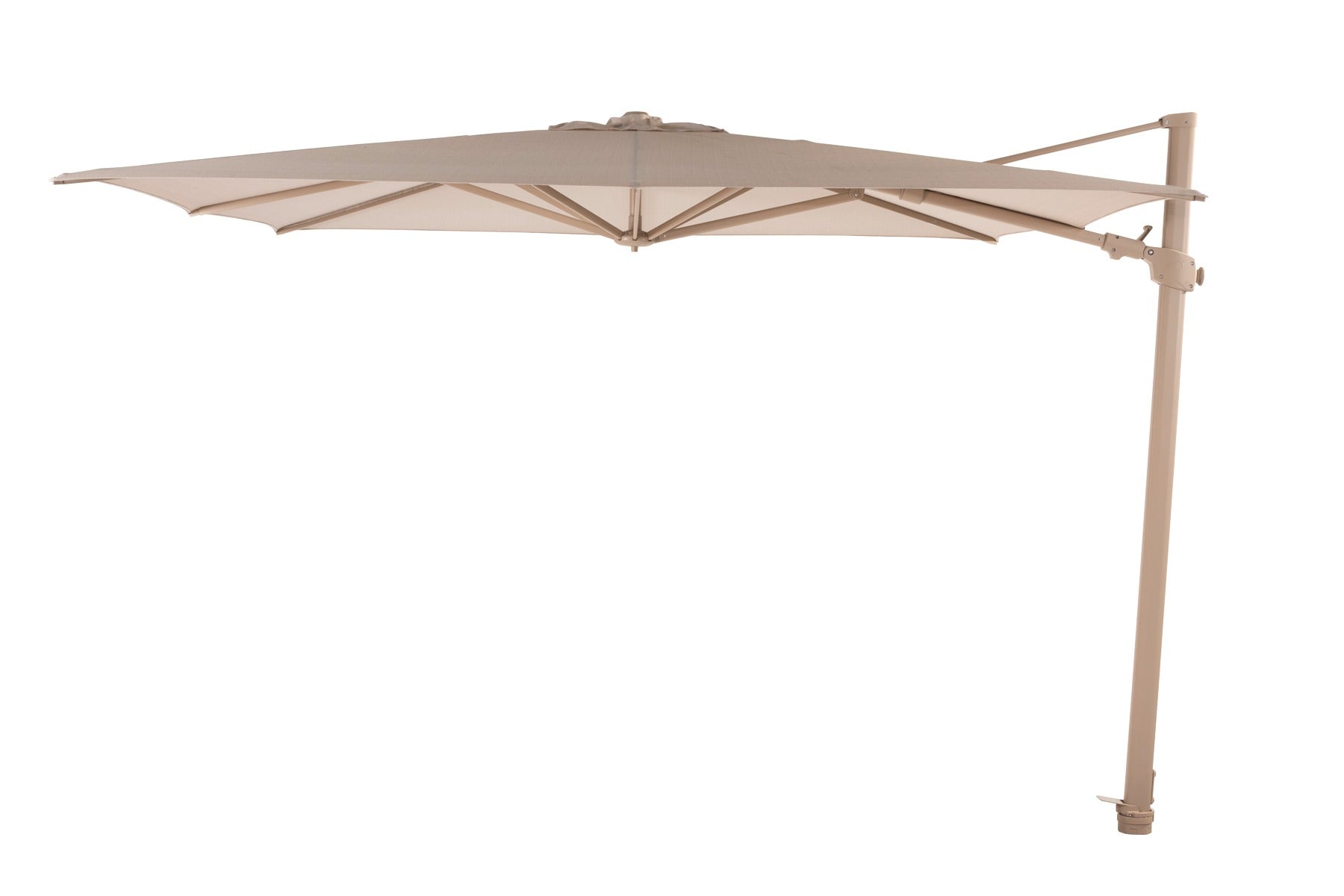 4 Seasons zweefparasol Siesta Premium 300x300 cm – zand latte