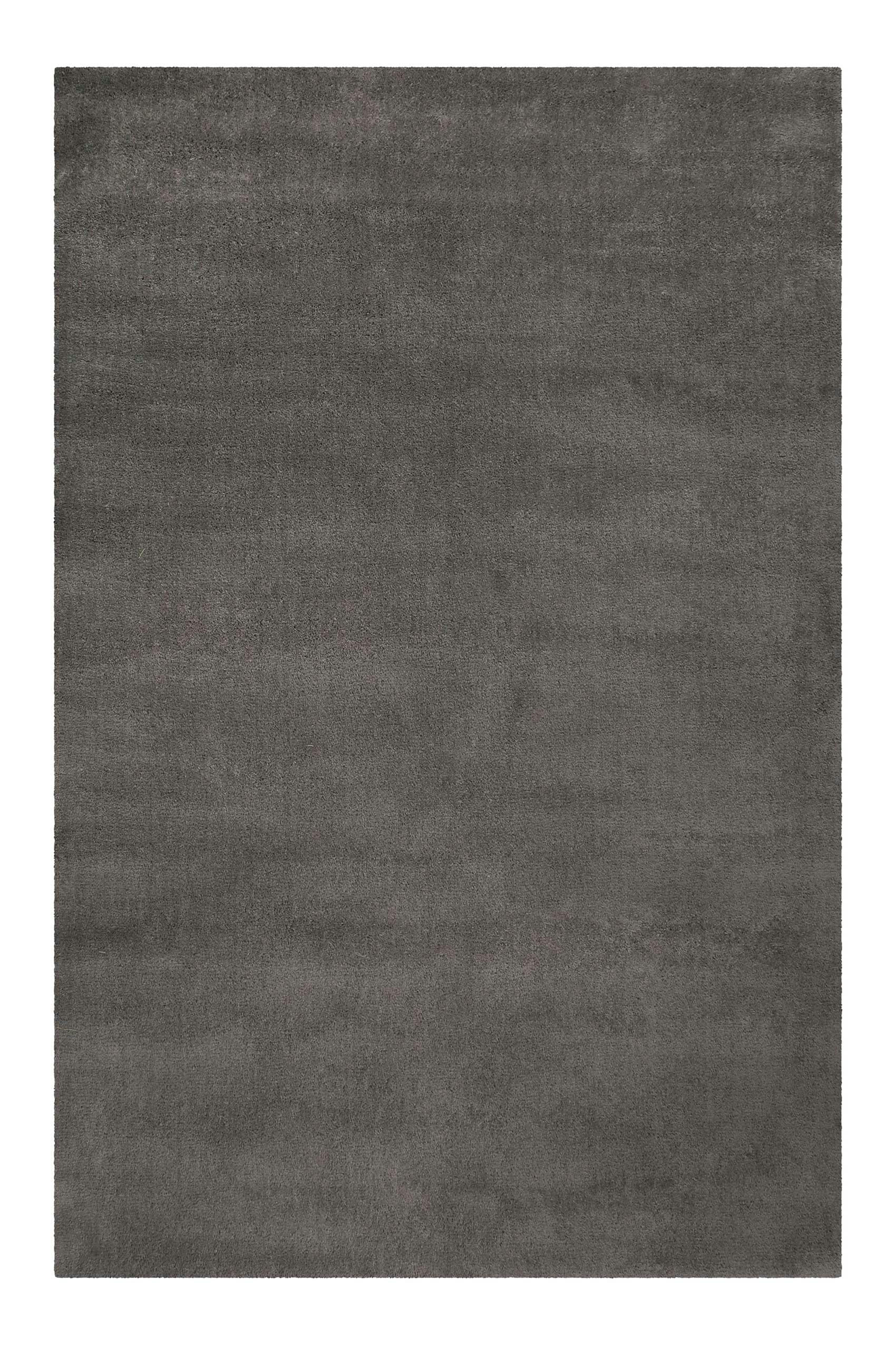 GREENWOOD RUG - Tapis à poil court pure laine vierge gris foncé 70x140