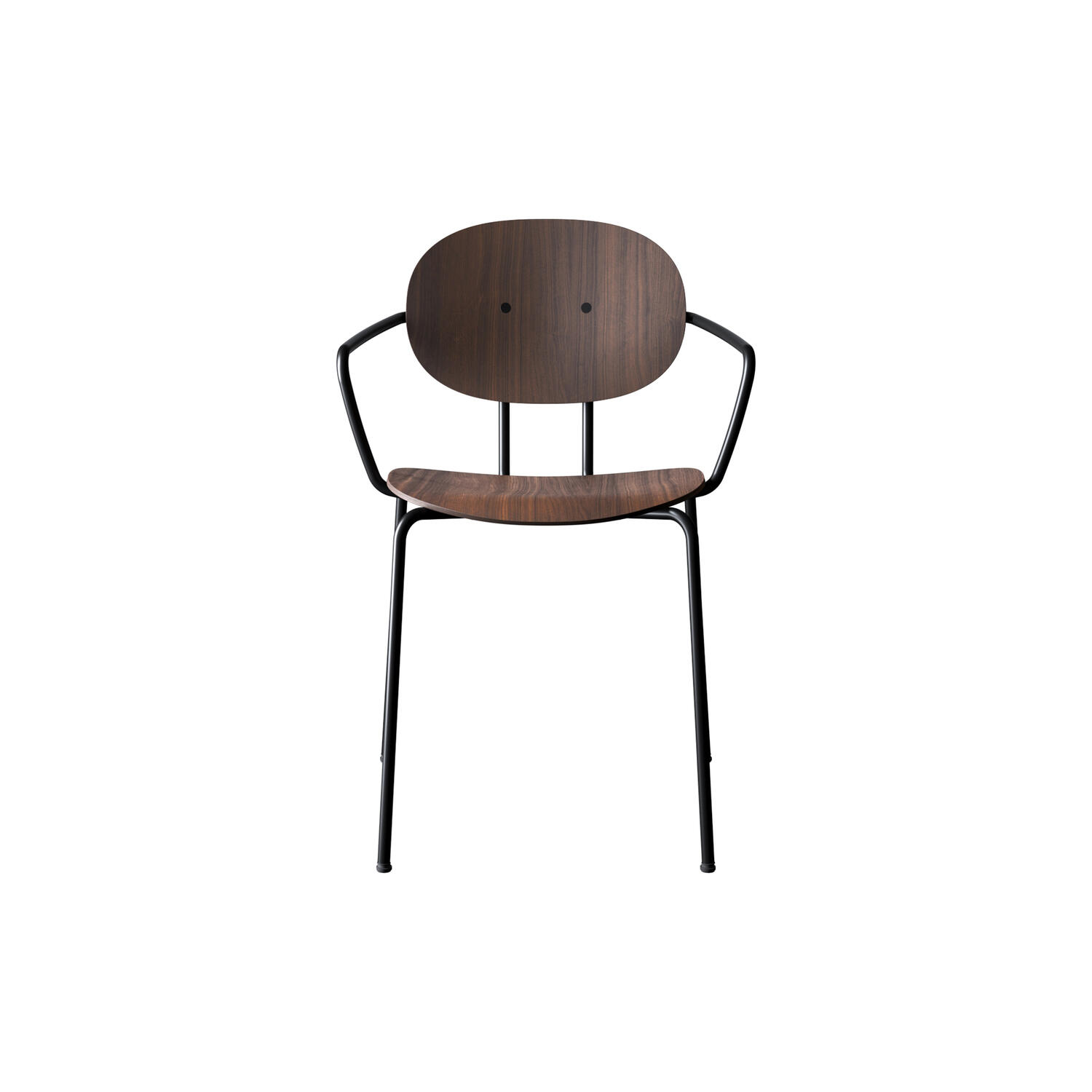PIET HEIN Chair with Arms, olieret valnød