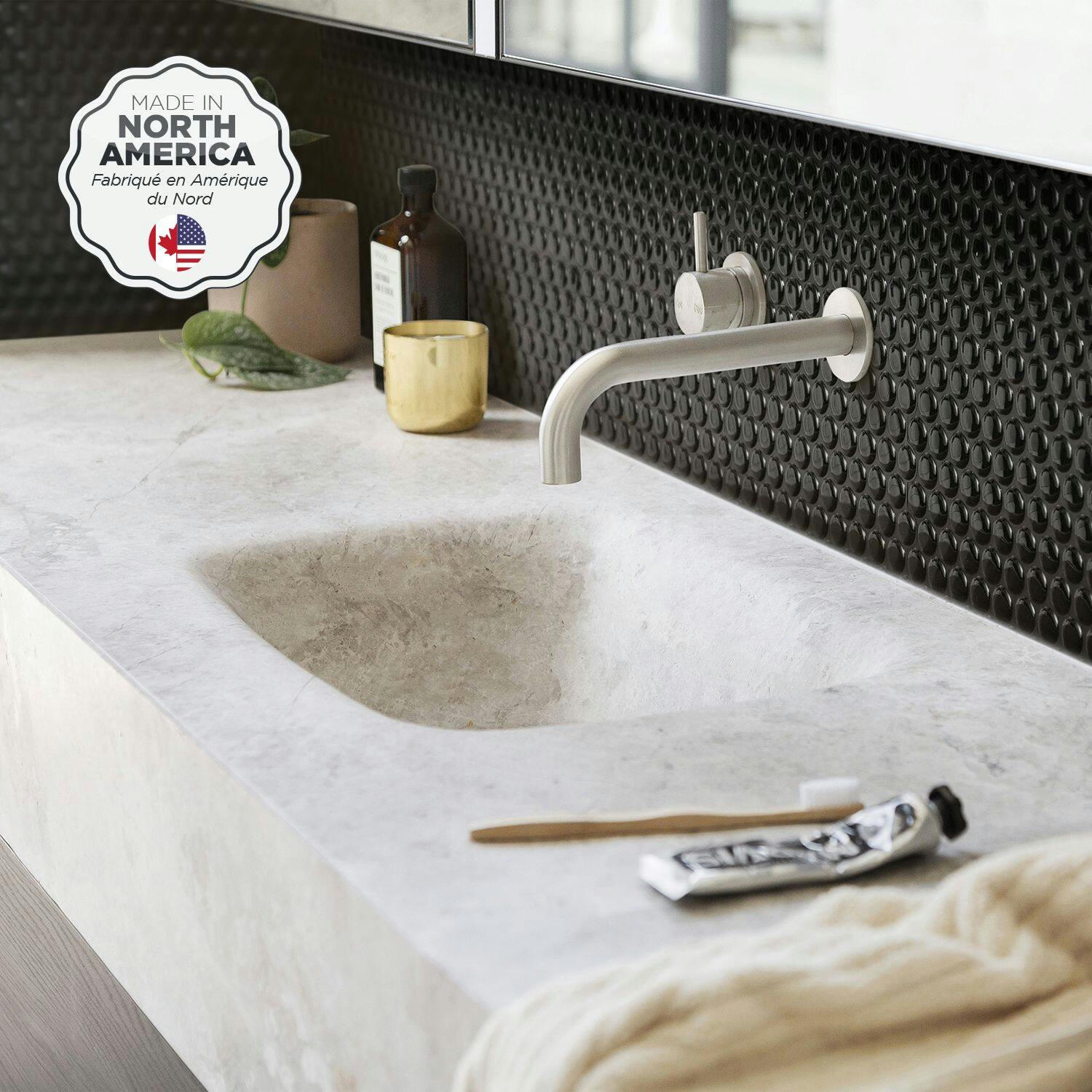 Smart Tiles Peel & Stick Self-Adhesive Kitchen & Bathroom Wall Tiles, Penny Nora