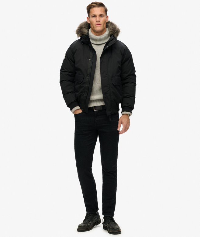 Everest Faux Fur Bomber Jacket