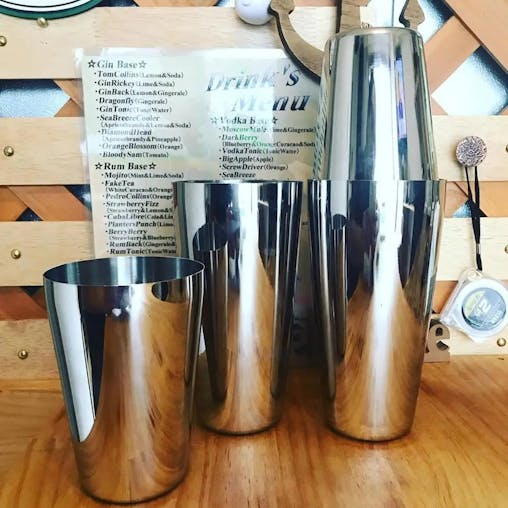 NNEOBA Boston Shaker Professional Stainless Steel