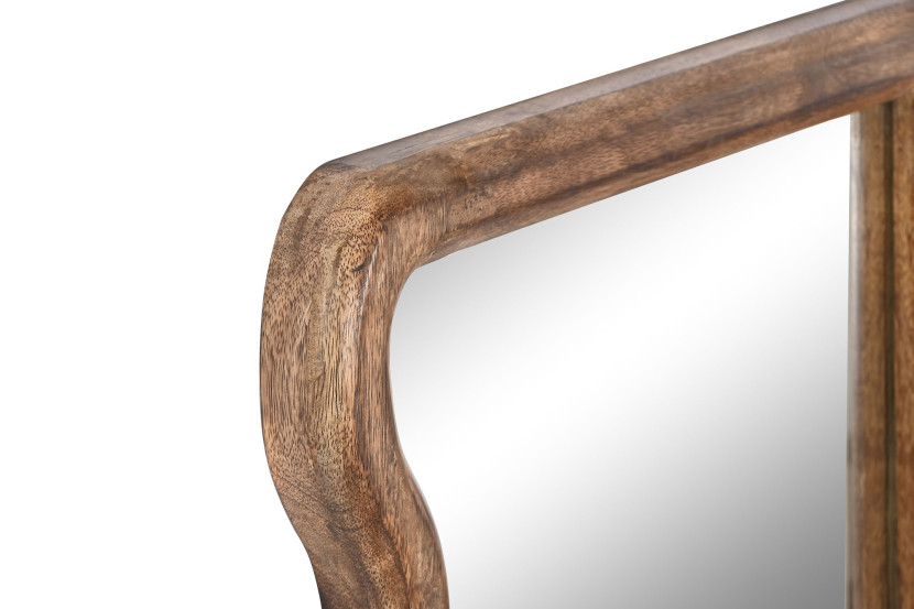 Lustro drewno mango Wave 100 cm