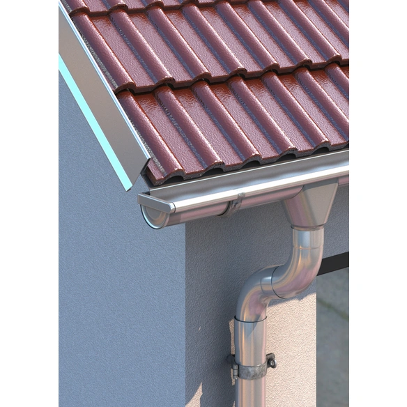 Fallrohrbogen »Dachentwässerung«, Aluminium, Länge: 21.5 cm