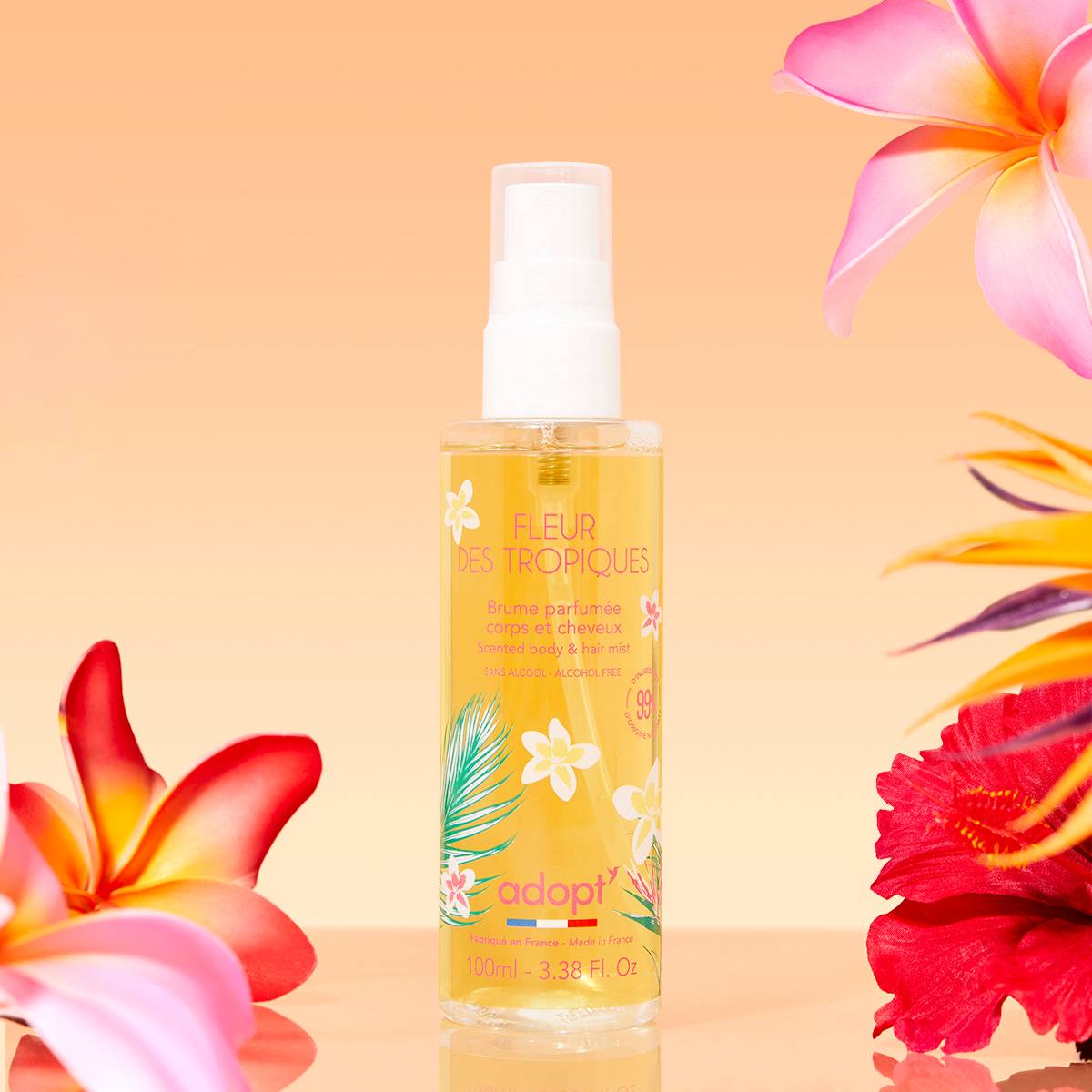 Fleur des tropiquesBrume parfumée corps et cheveux 100ml