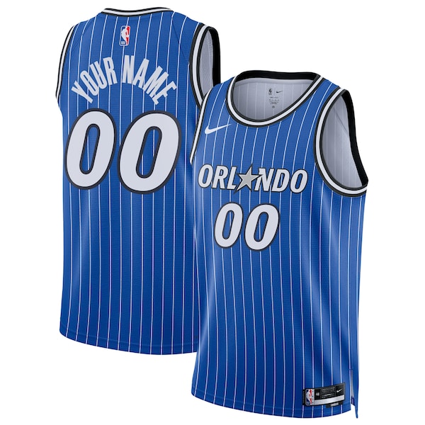 Orlando Magic Nike Unisex Swingman Custom Jersey - Icon Edition - Blue