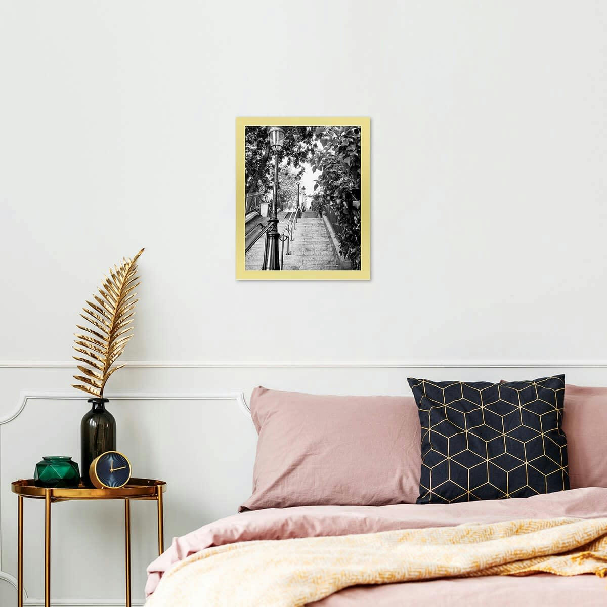 PRECIOUS - Cadre photo doré 24x30 cm résine recyclée