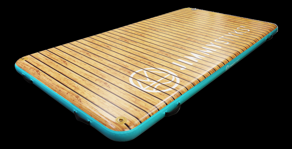 Jimmy Styks Inflatable Water Mat with Electric Air Pump, 12-ft
