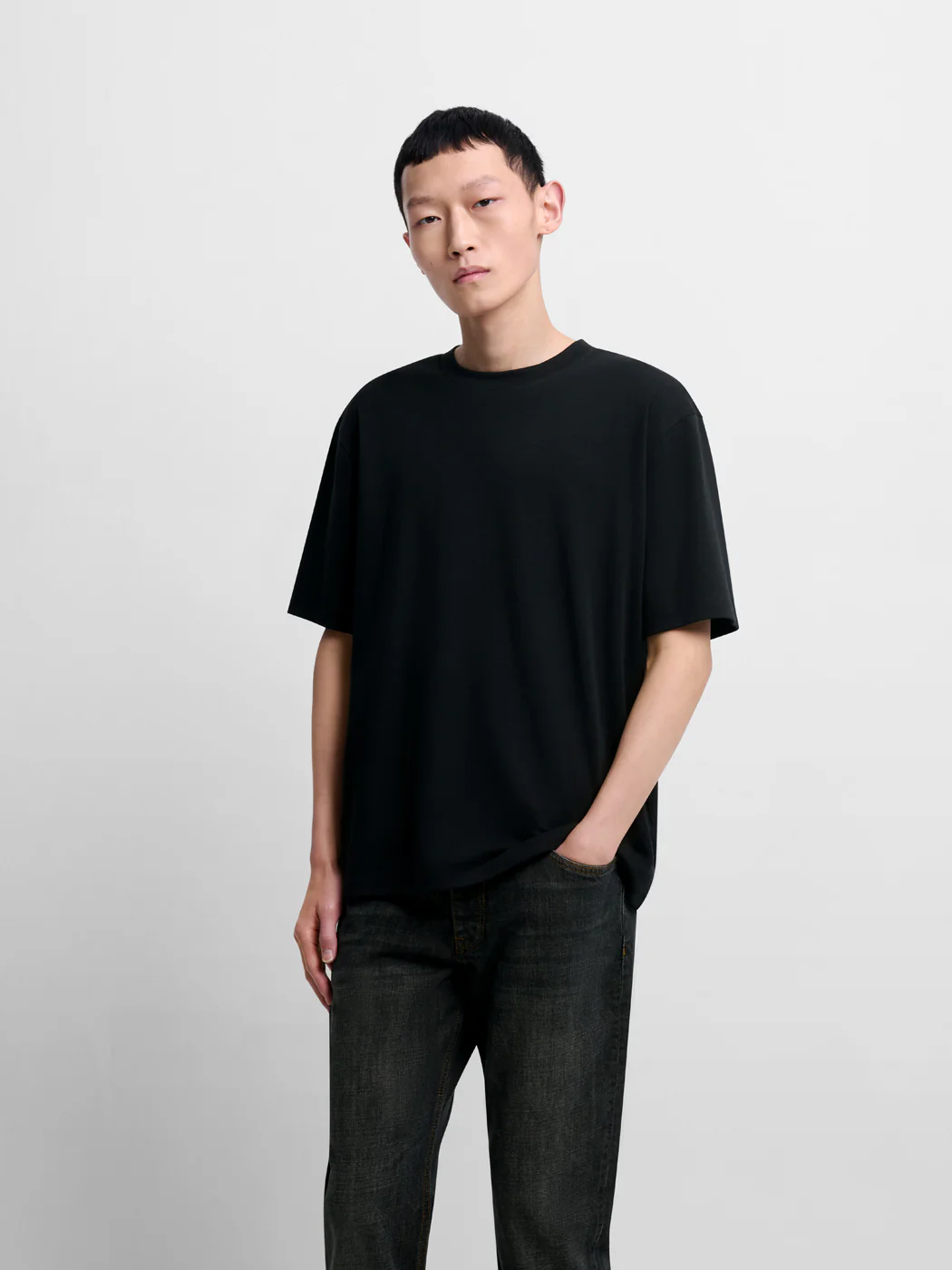 T-shirt col rond regular