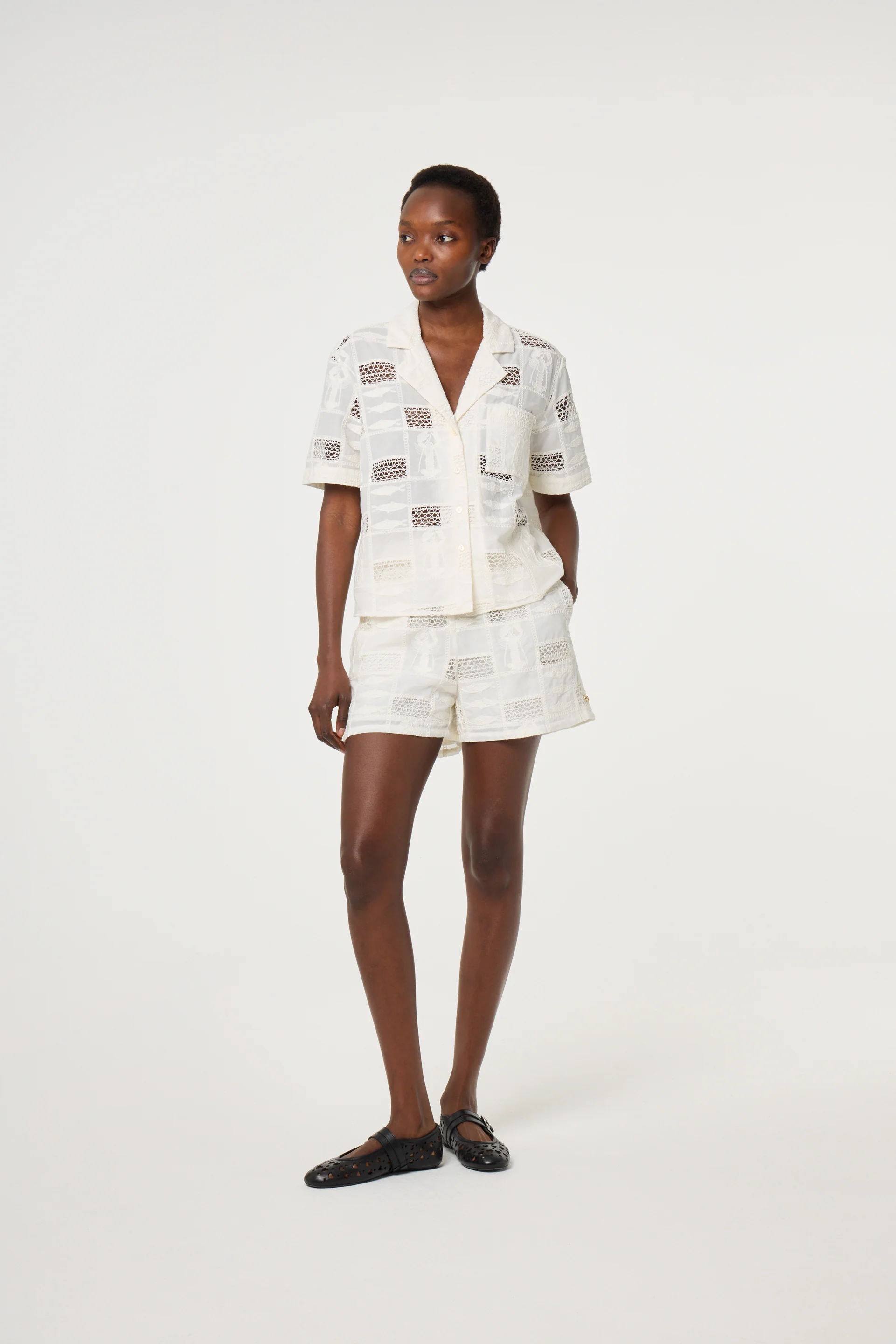 Farida Blouse | Cosy White