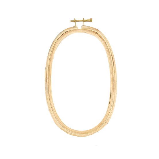 DMC Oval Wooden Embroidery Hoop 8 Inches