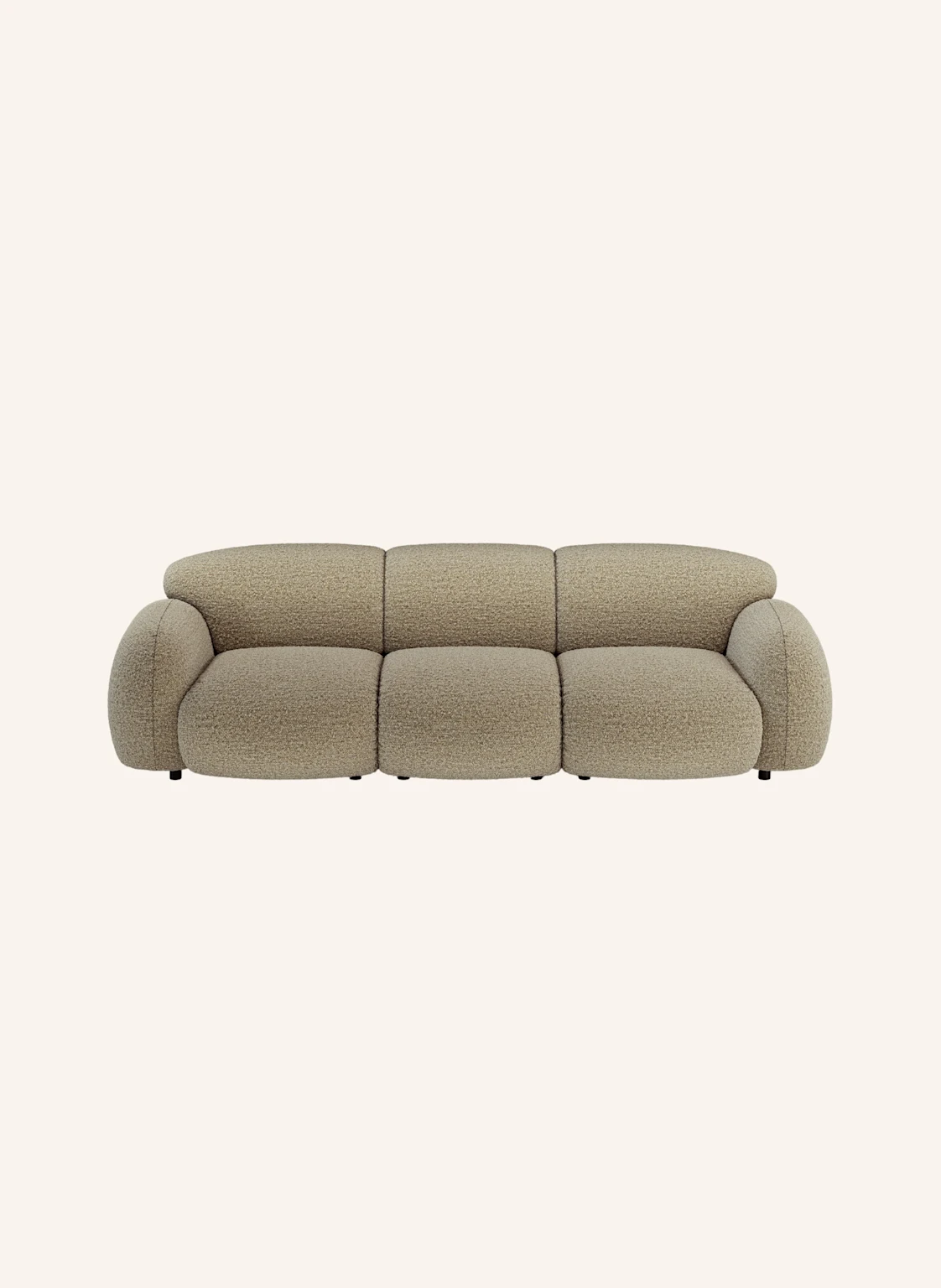 nydo 3-Sitzer Sofa MONDINO Boucle