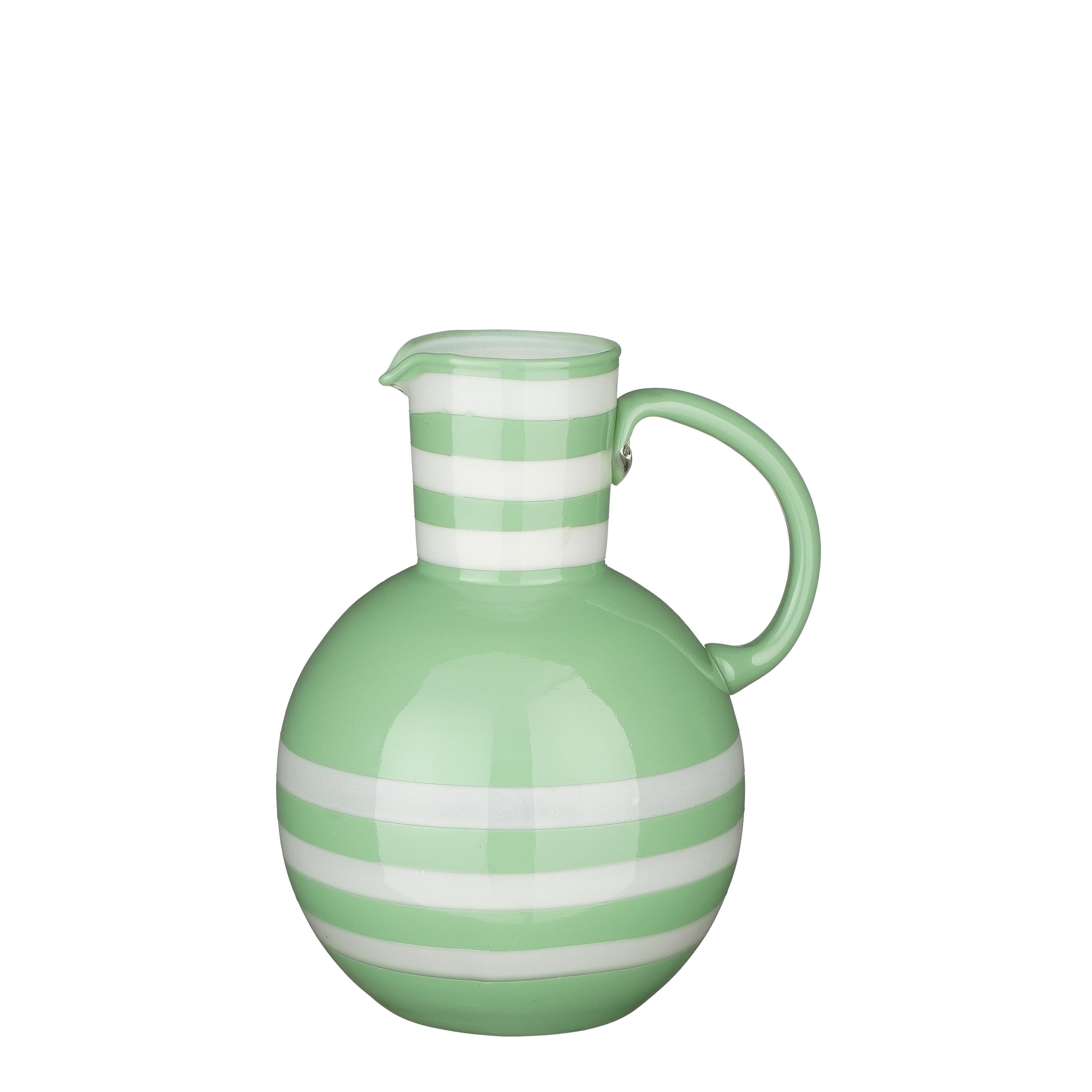 Mica Decorations Bazaar Vaas - H21 x Ø18 cm - Glas - Groen
