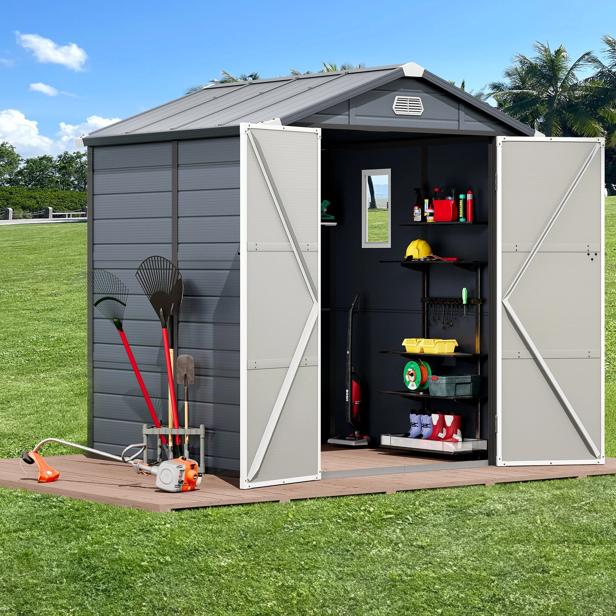 Outdoor Resin Storage Shed