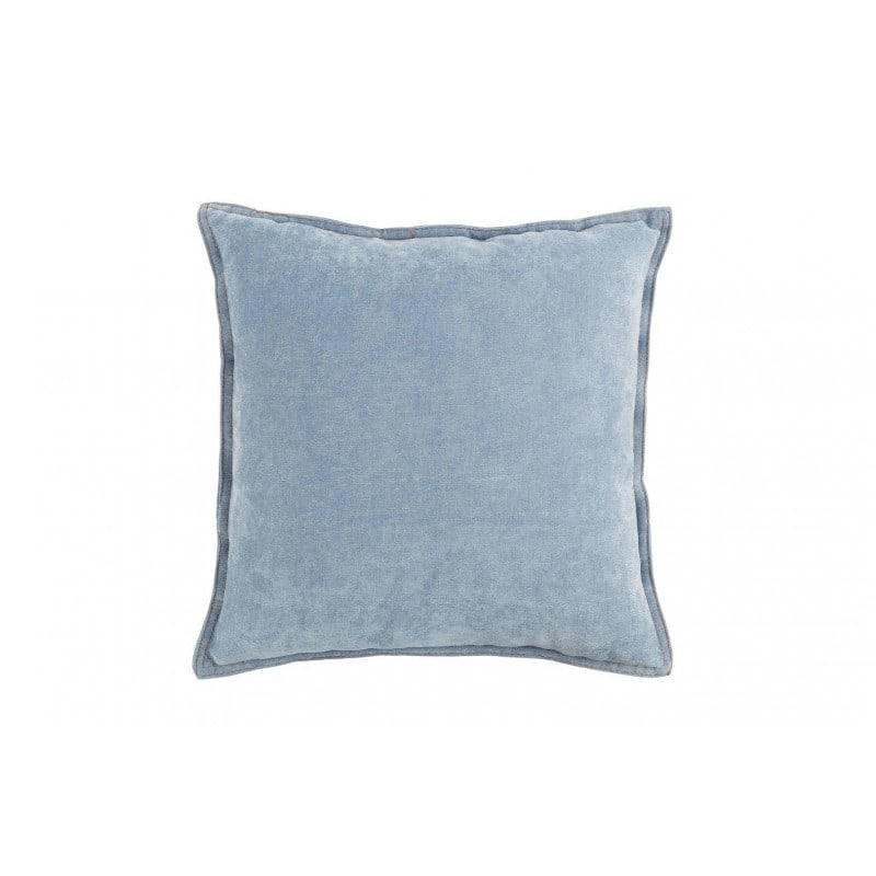 JUSTIN - Coussin en tissu bleu