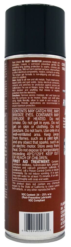 Rust Check RV Rust Inhibitor Spray, 420-g
