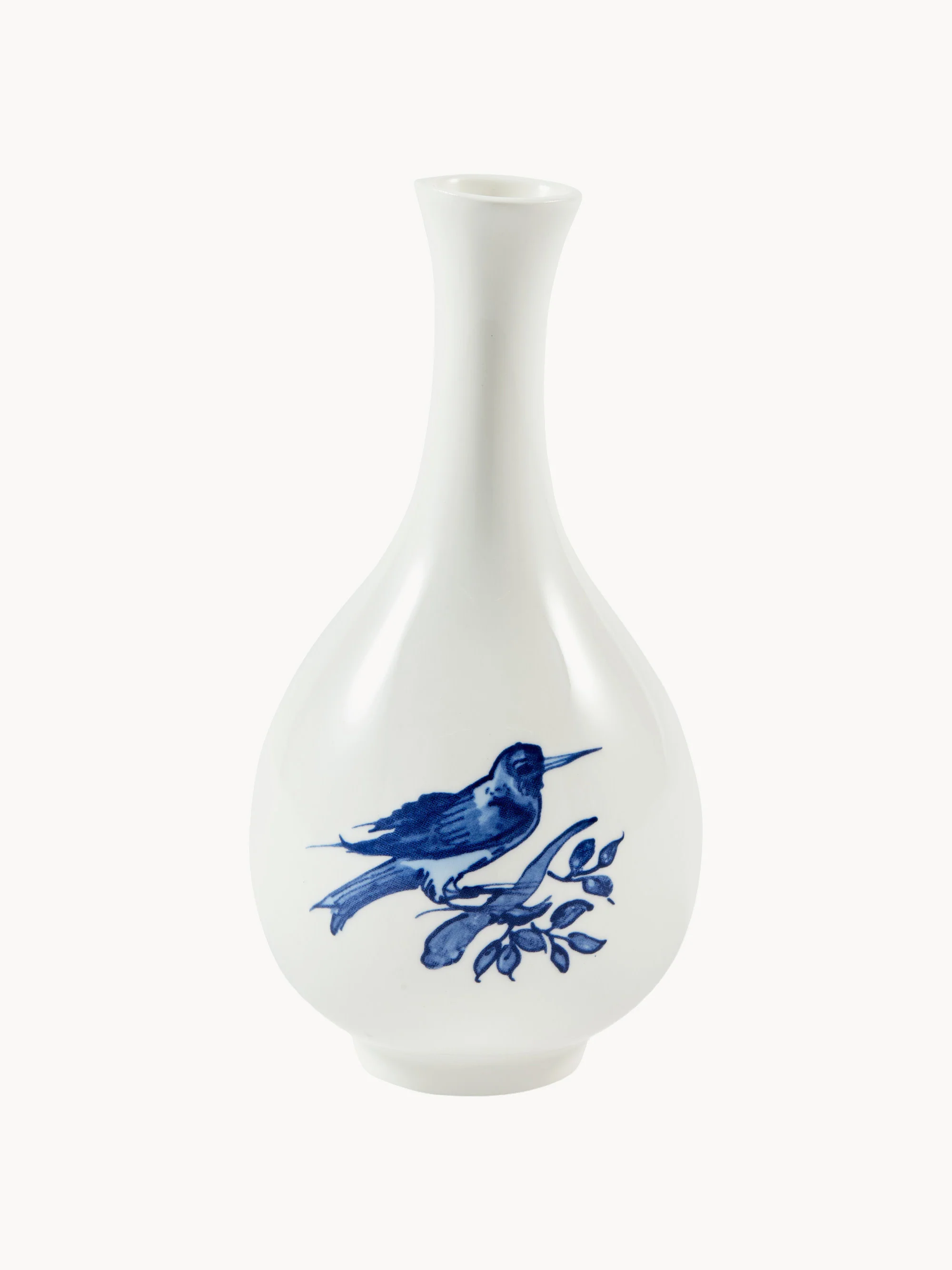 Porzellan-Vase Small Bird, H 17 cm