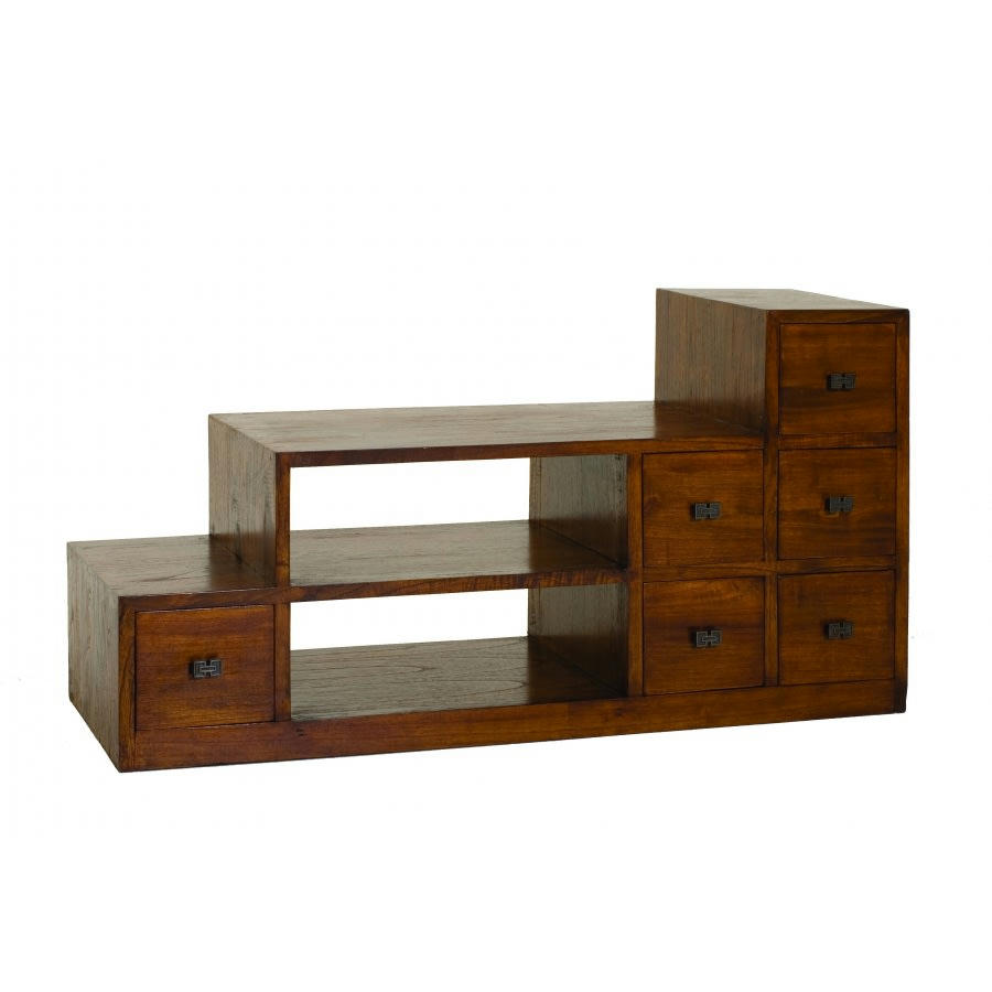 EDEN - Meuble TV escalier en mindi