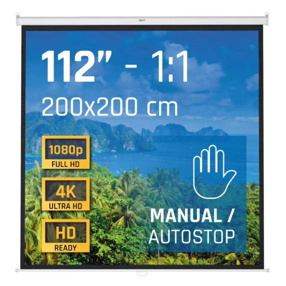 Iggual 4:3 200x200 cm 112´´ Projection Screen