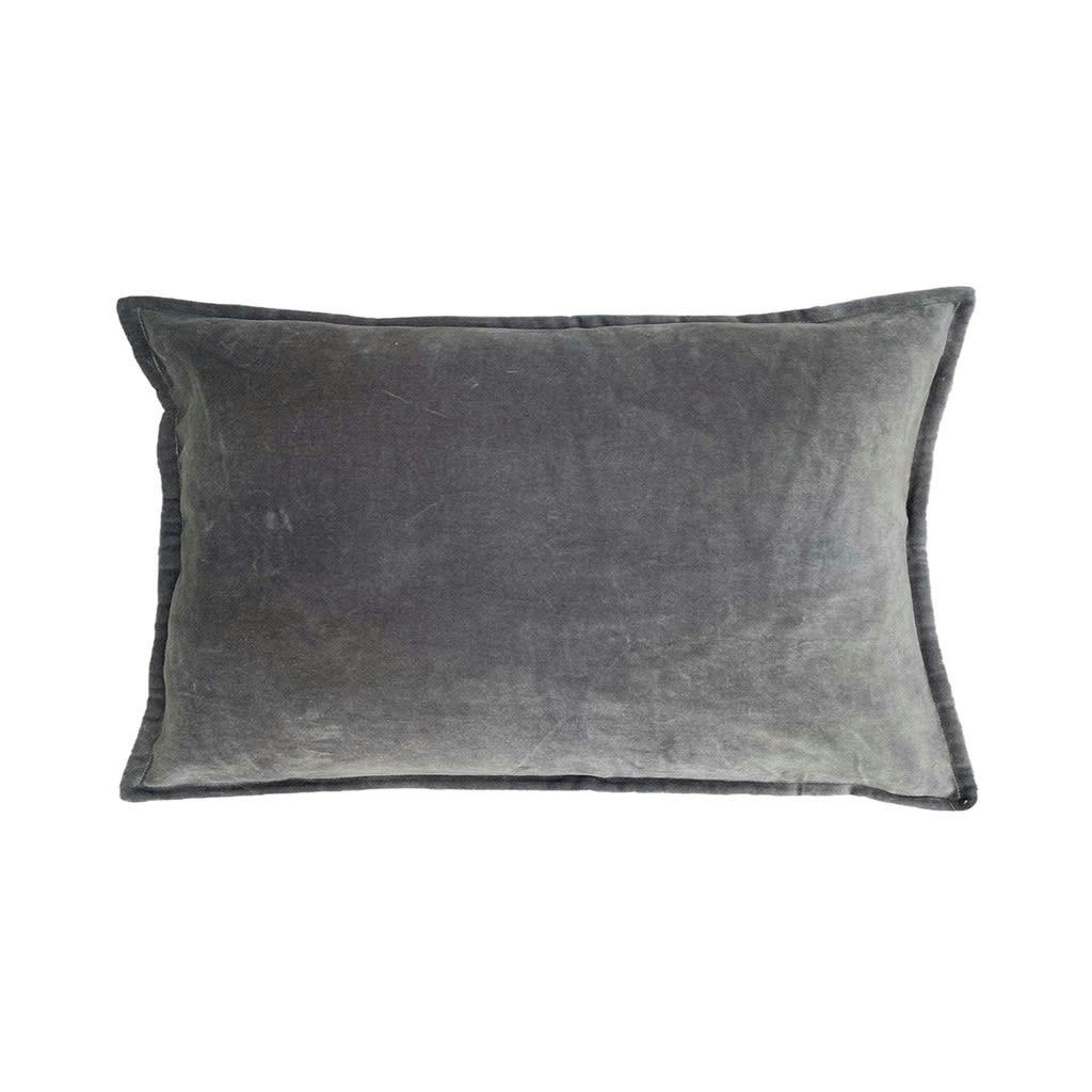 TIMELESS - Coussin rectangle gris L40cm