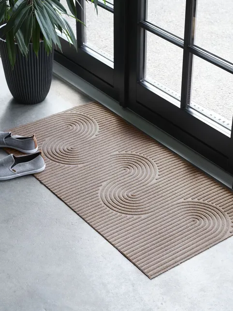 Dørmåtte SKOGFAKS 60x120x0,7 brun/beige