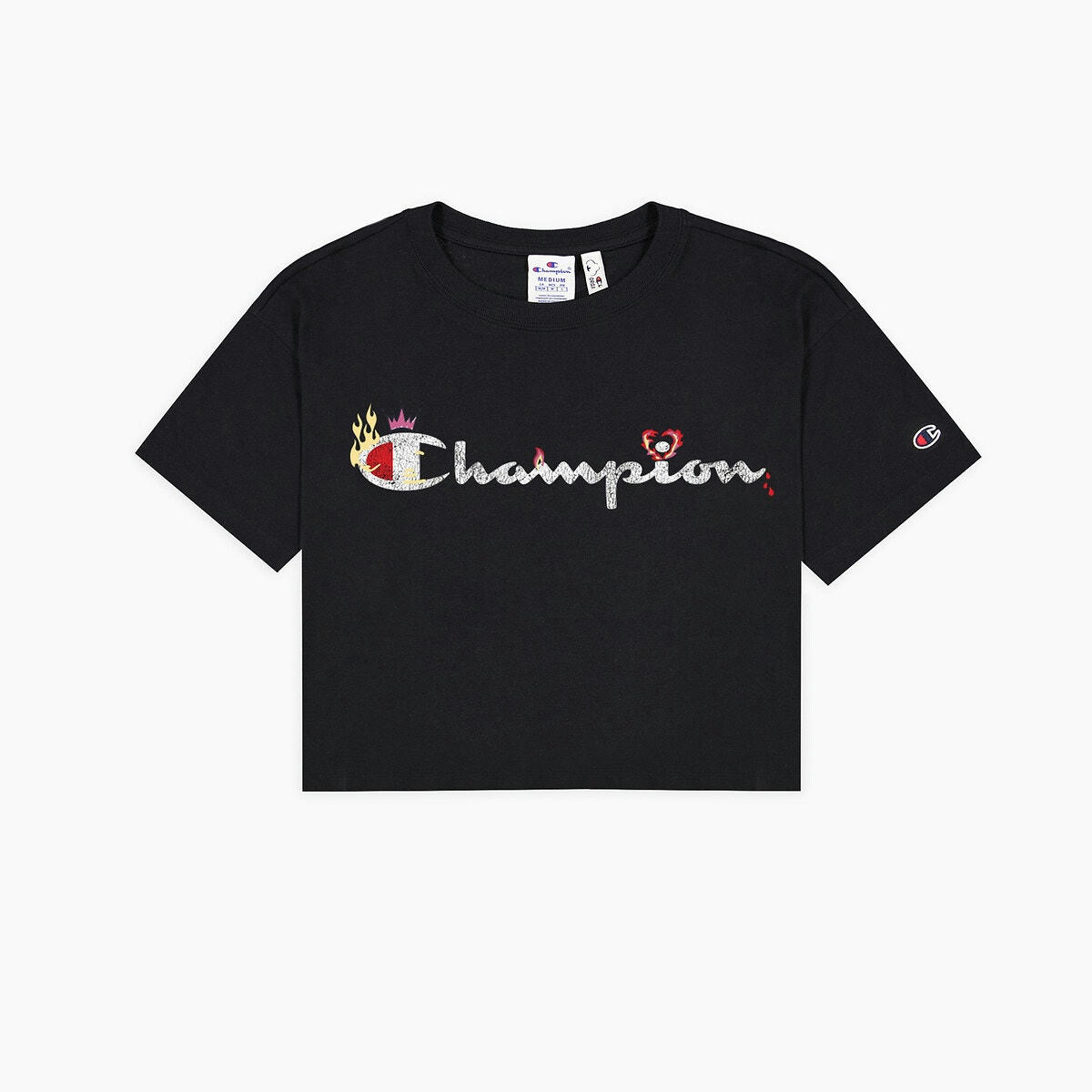 T-shirt court coupe large