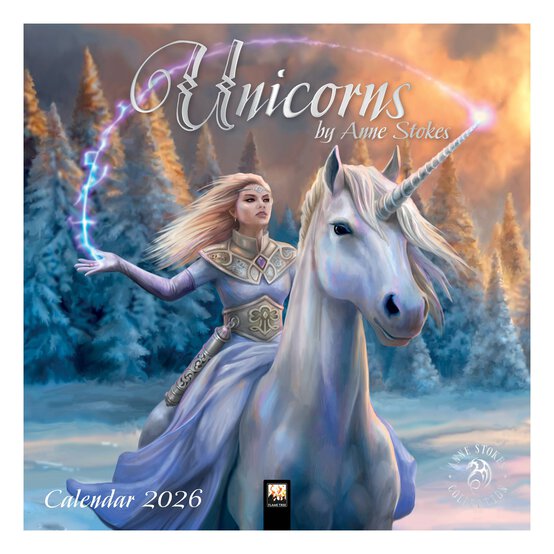 Anne Stokes Unicorns Wall Calendar 2026