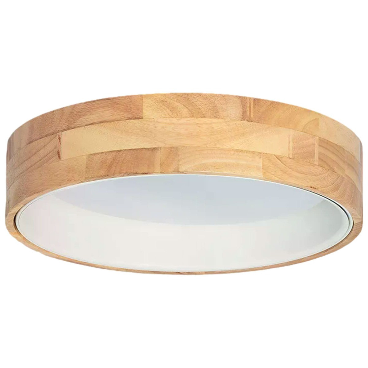 Plafon naturaleokrągły biały LED 1x15W 37cm 1000lm IP20 Abruzzo