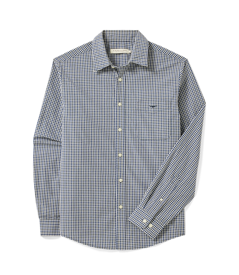 Classic poplin check shirt