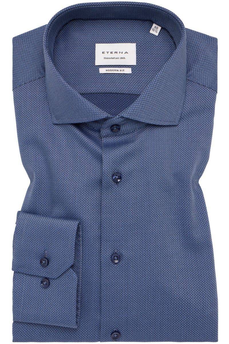 ETERNA Modern Fit Hemd mehrfarbig, Strukturiert (extra langer Arm)