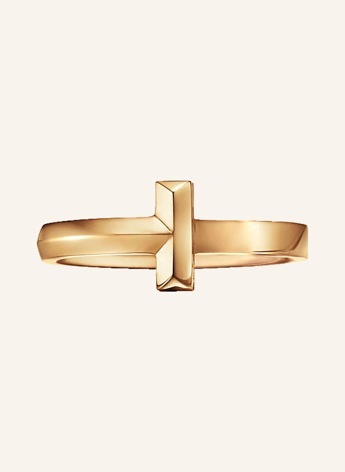 TIFFANY & Co. Ring TIFFANY T T ONE aus 18 Karat Gelbgold