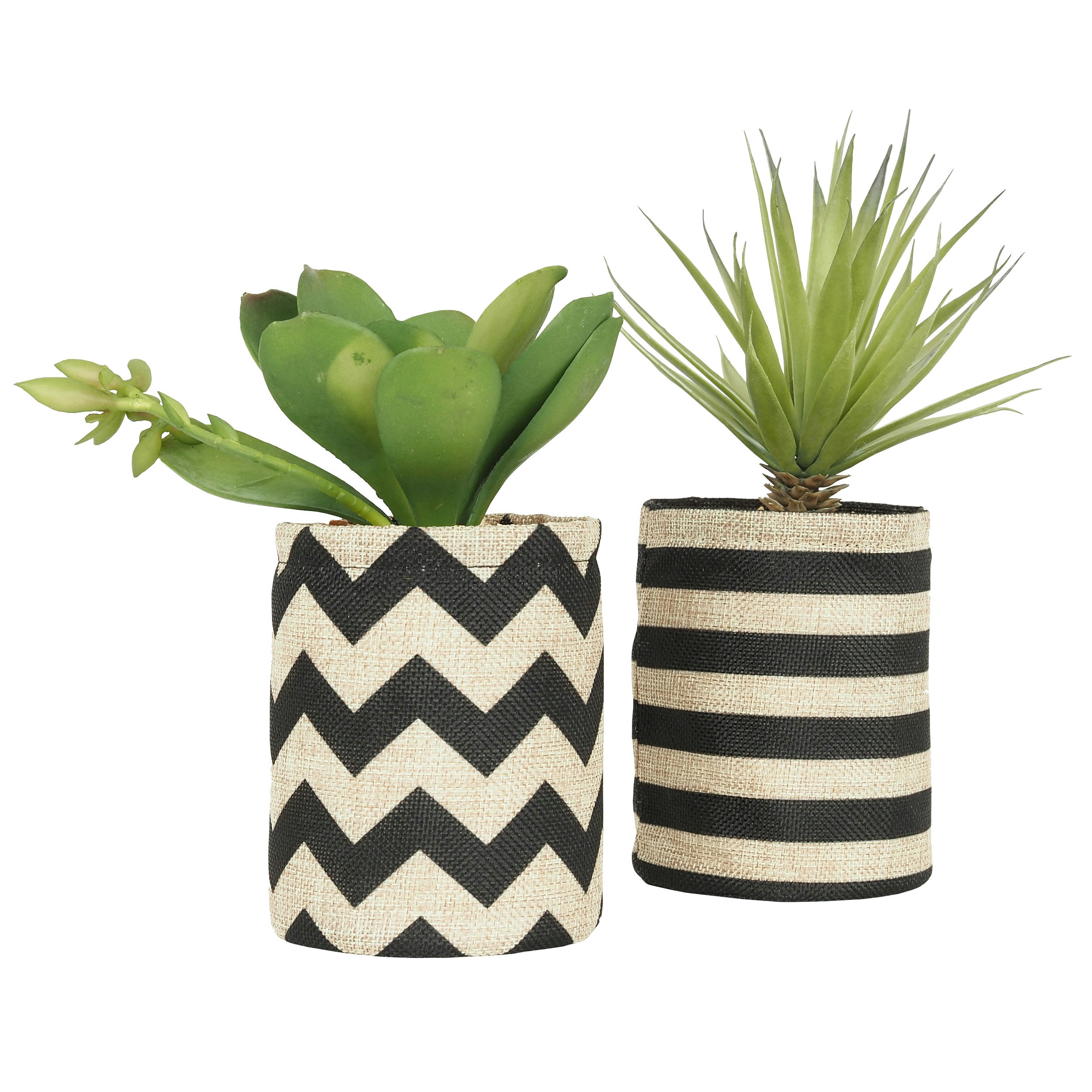 - Succulentes artificielles 25cm lot de 2