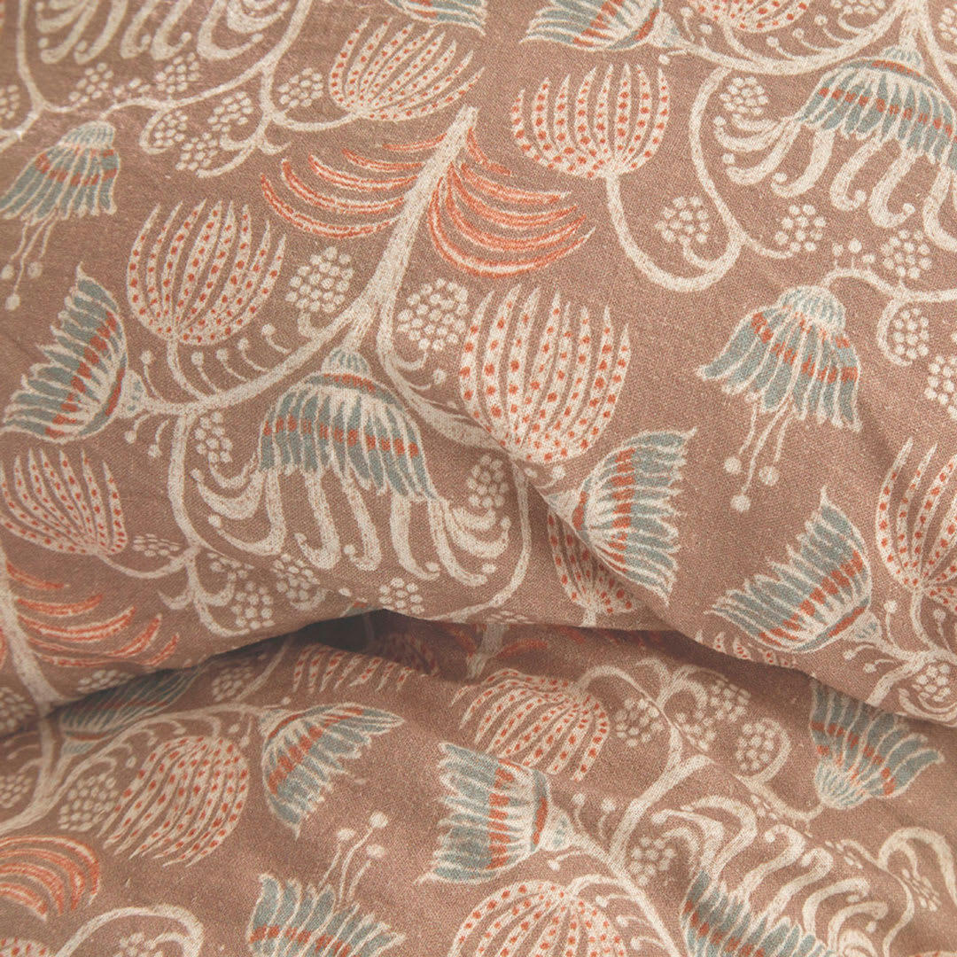 BIO BATI - Housse de couette li/coton organic bois clair 155x220 cm