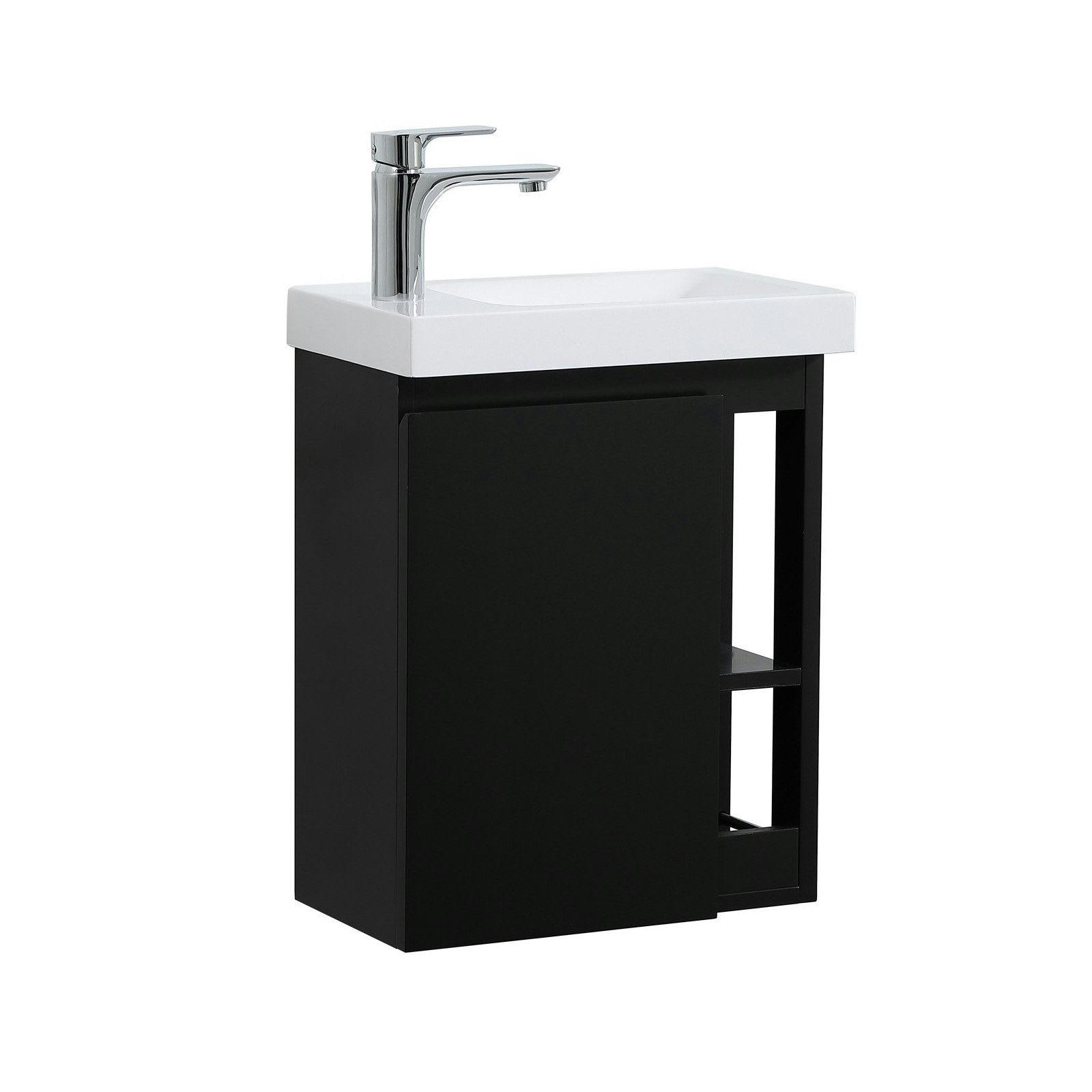 HAMPTON - Meuble lave-mains  Noir