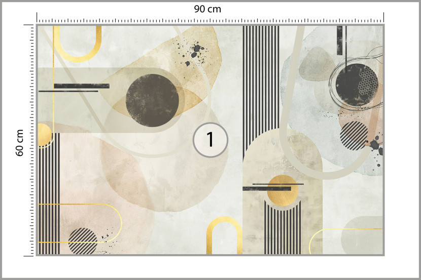 Fototapeta Ścienna Geometryczna Abstrakcja 90x60cm
