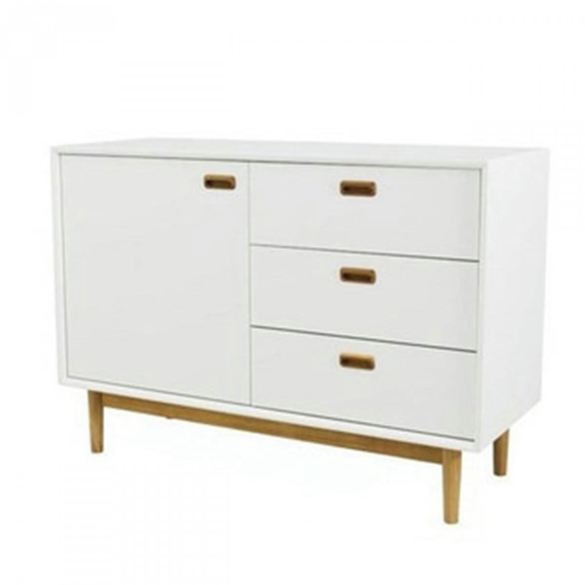 NEO - Petit buffet 114cm placard et tiroirs