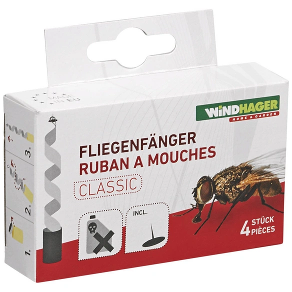 Fliegenfalle »CLASSIC«, Kunststoff, 4 Stk.