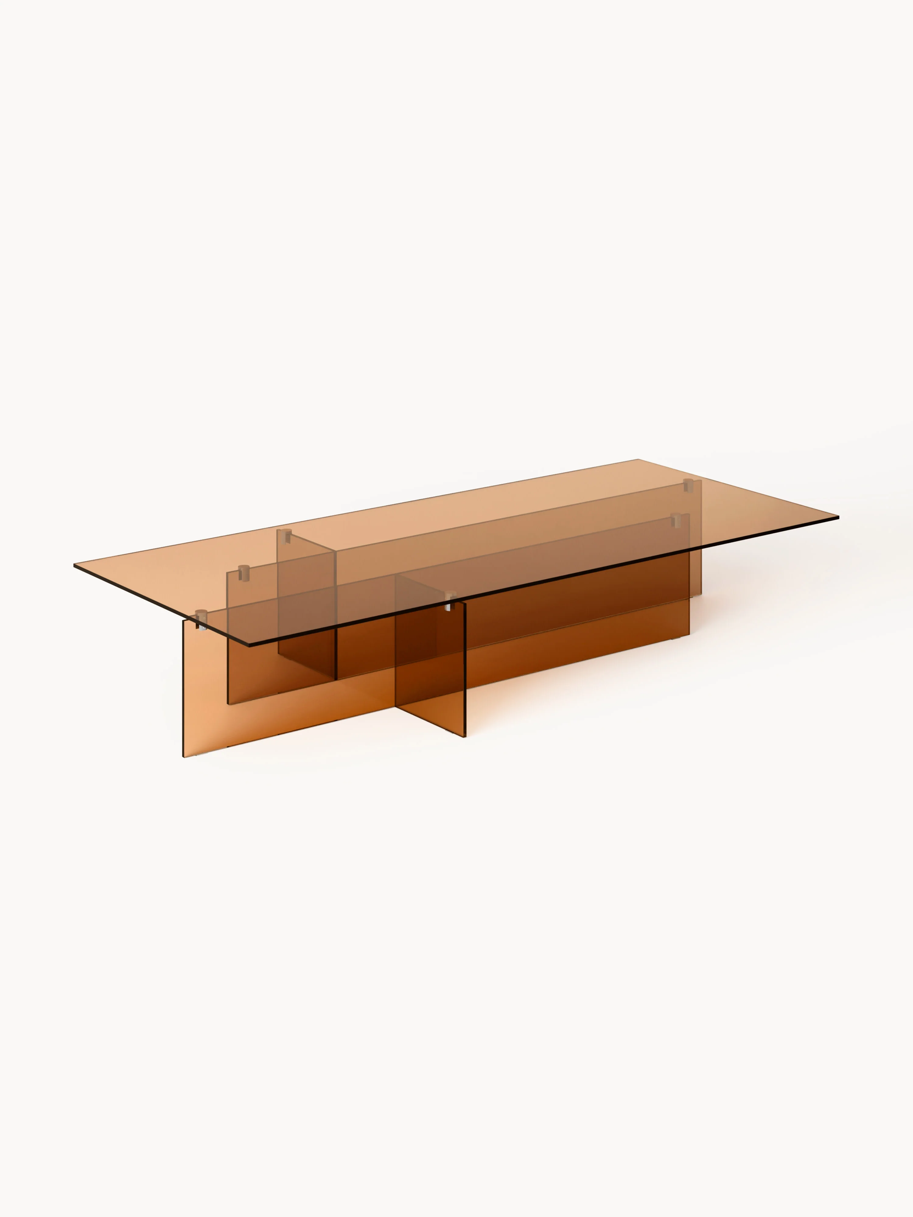 Großer Glas-Couchtisch Anouk, B 160 cm