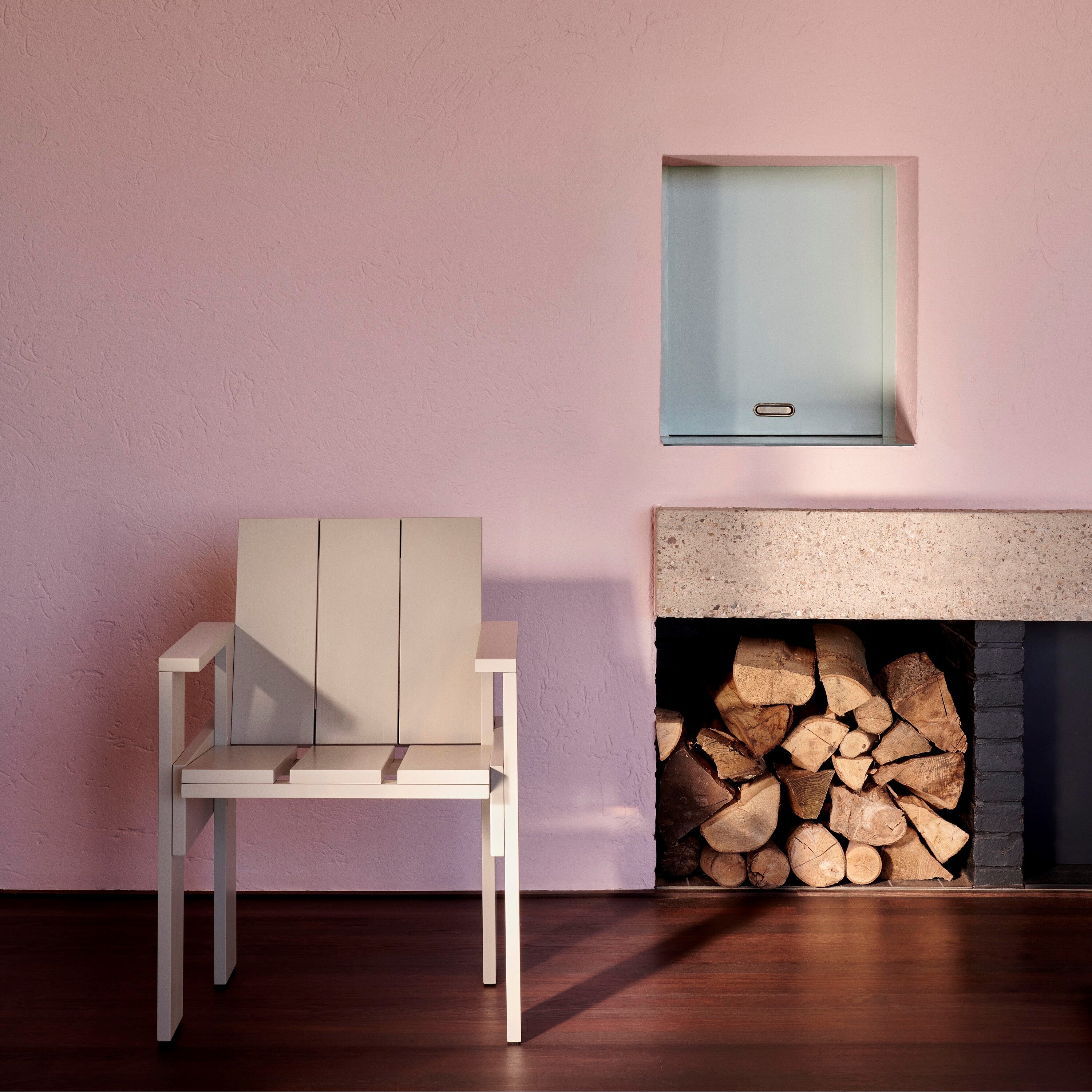 HAY Crate Tuinstoel - Grijs