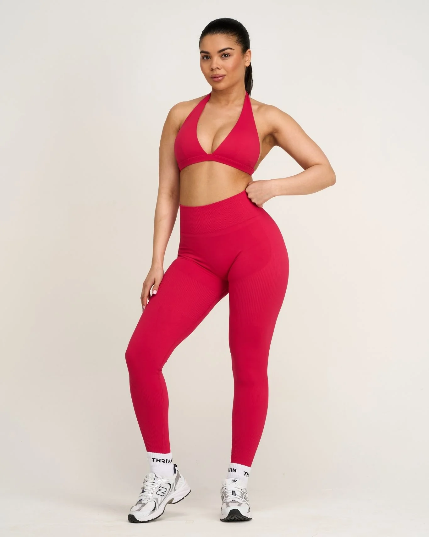 Elevate™ Sculpting High Waist Scrunch Leggings | Strawberry
