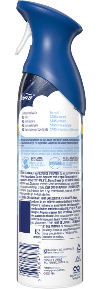 Febreze Air Effects Ocean Scent Air Freshener, 250 g Can