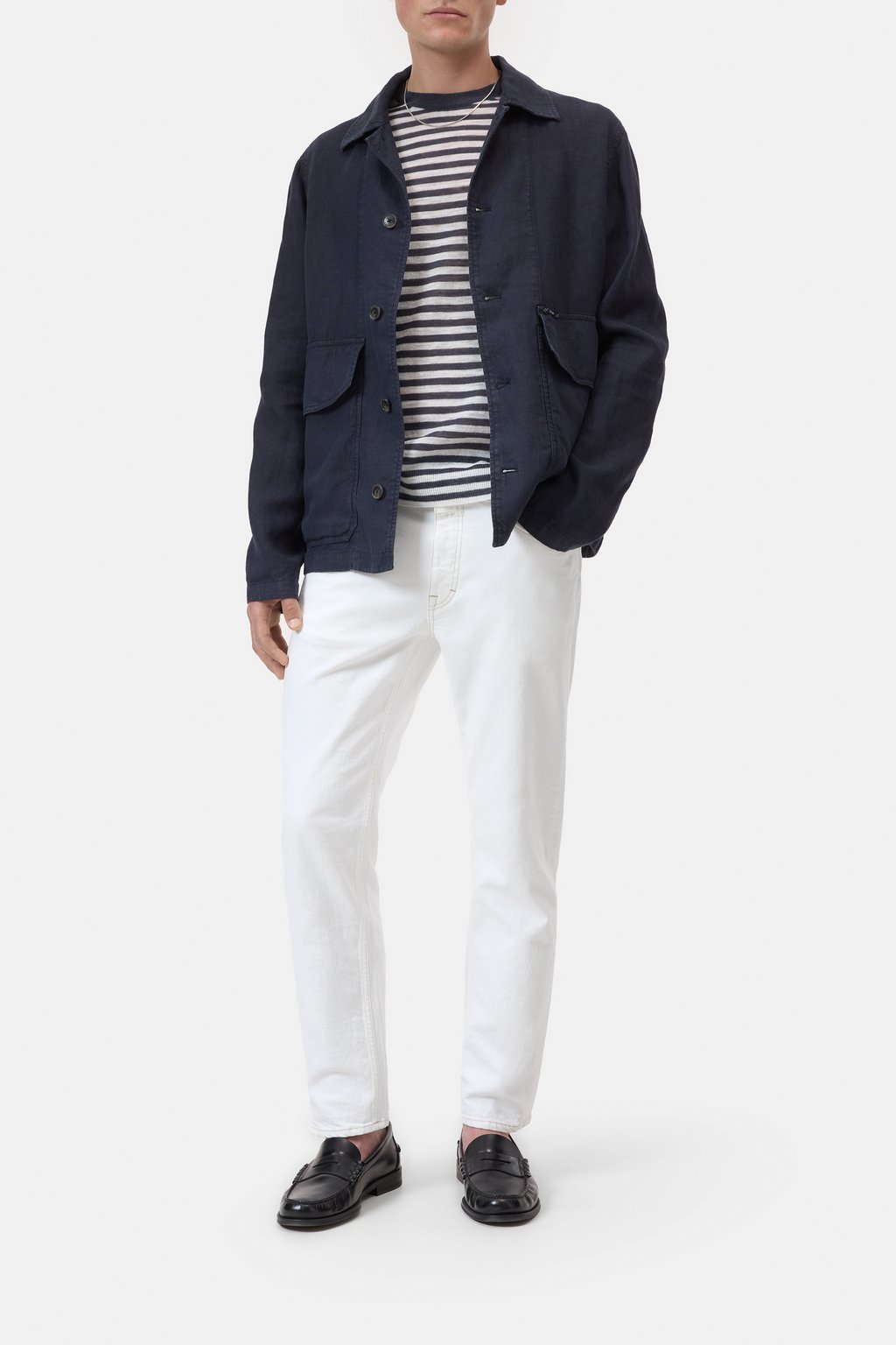 Cargo-Jacke aus Leinen